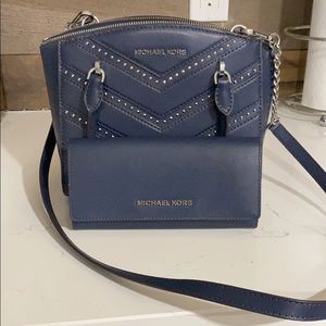 Michael Kors purse and matching wallet
